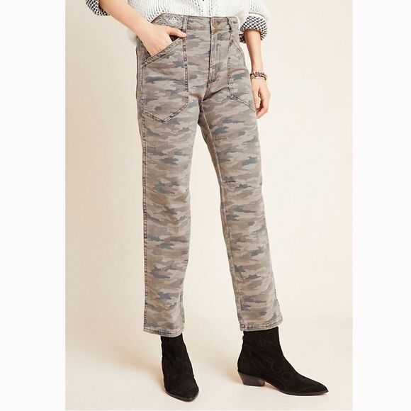 Anthropologie Mavis Utility Pants - Picture 1 of 7